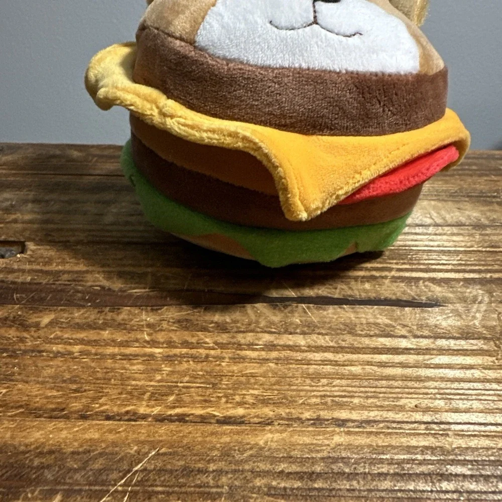 Stuffed Plush Douglas Corgi BURGER HAMBURGER Foodie Dog